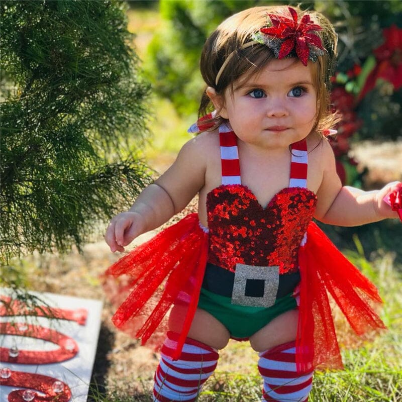 Body Infantil Feminino de Natal 0 Loja Click Certo 