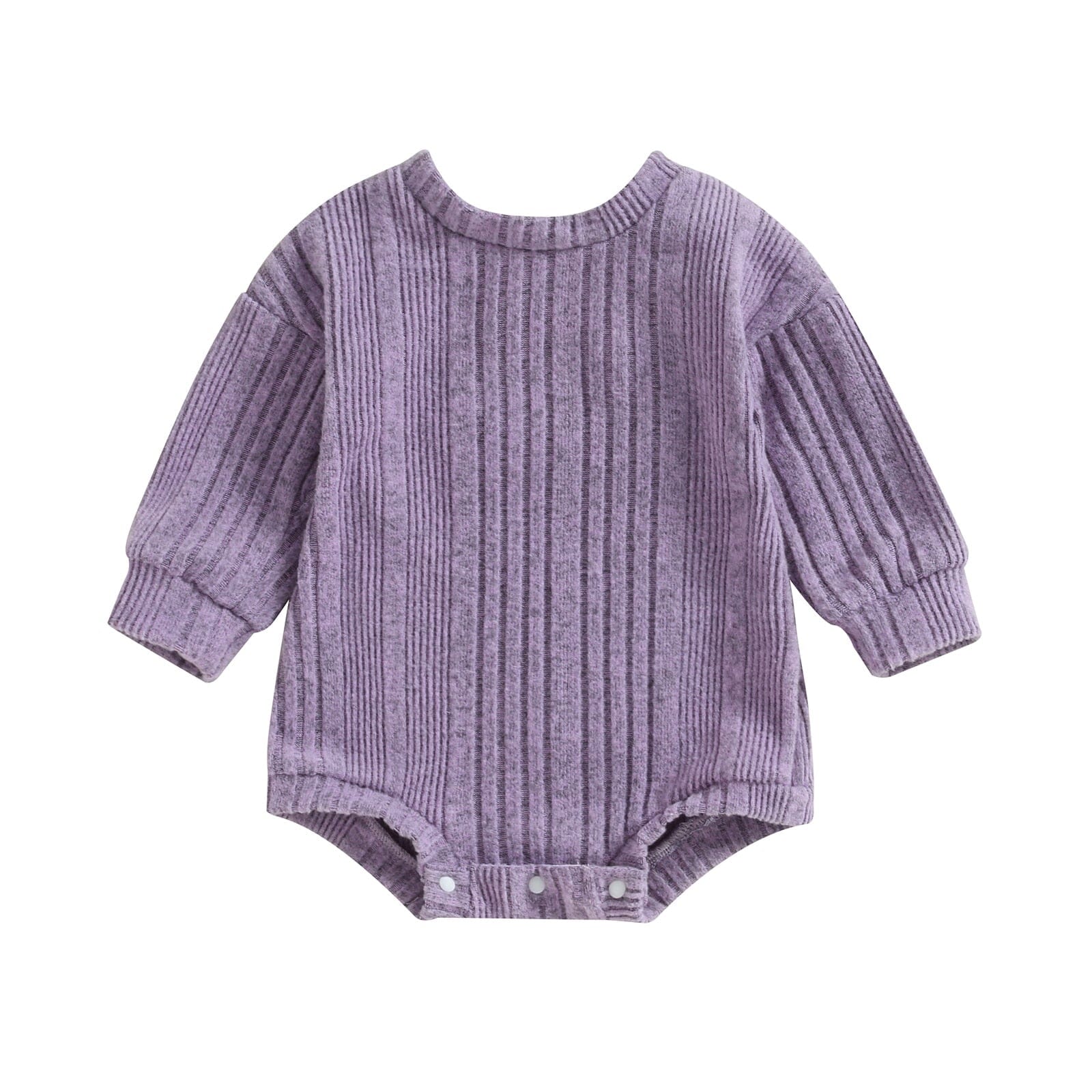 Body Infantil Feminino Inverno Laçinho Loja Click Certo Roxo 0-3 Meses 