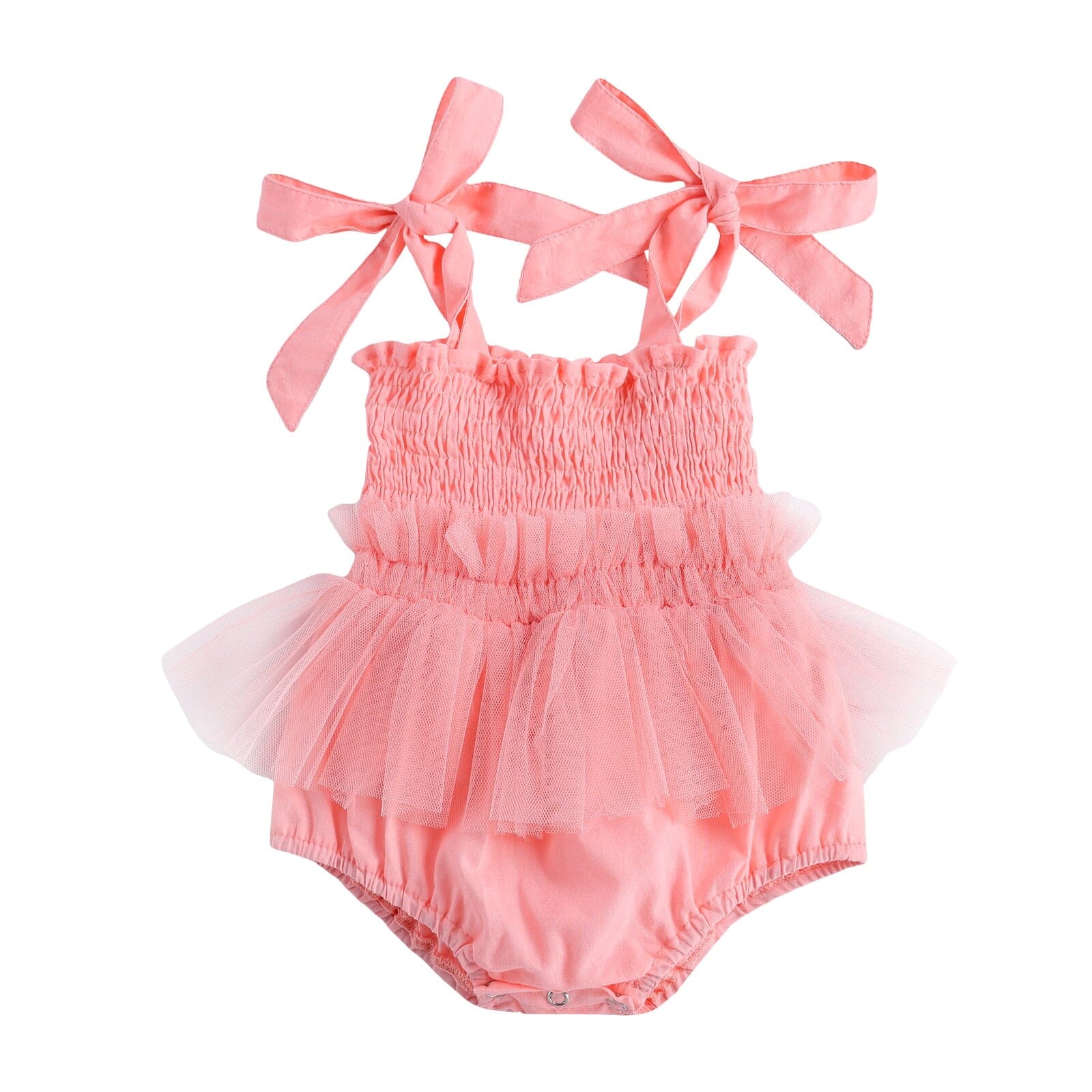 Body Infantil Feminino Latex Tule Loja Click Certo Rosa 0-3 Meses 