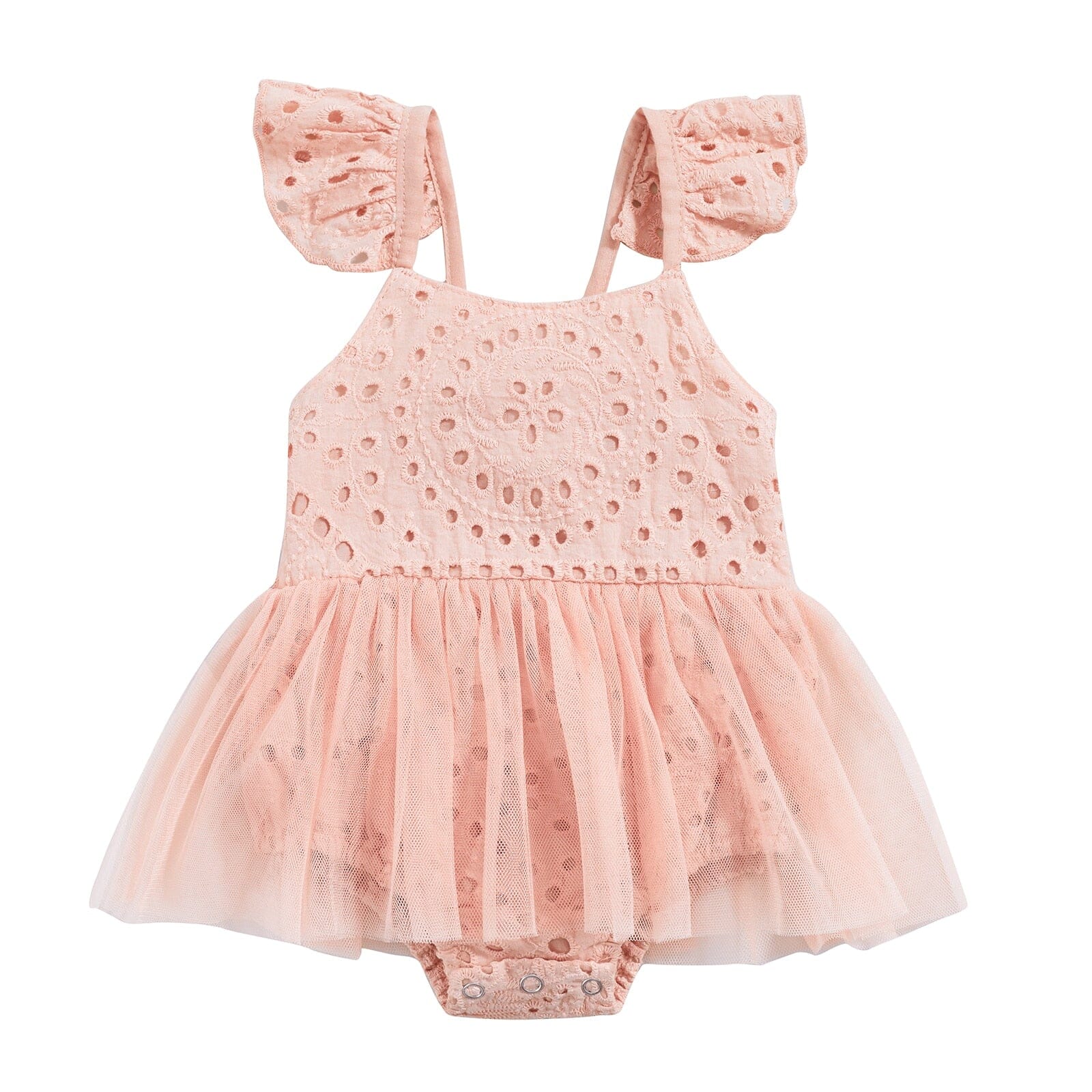 Body Infantil Feminino Lese Saia Tule Loja Click Certo Rosa 0-3 Meses 