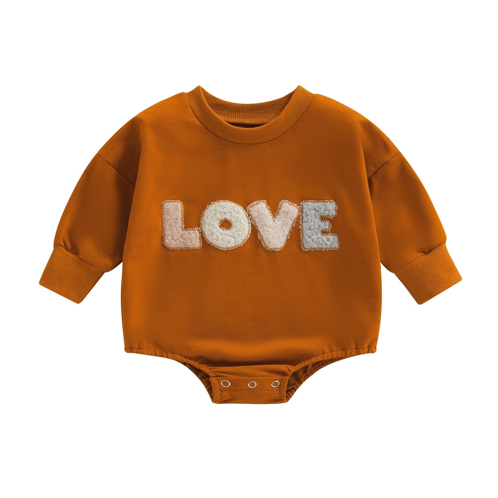 Body Infantil Feminino Love Loja Click Certo Bege 0-3 Meses 