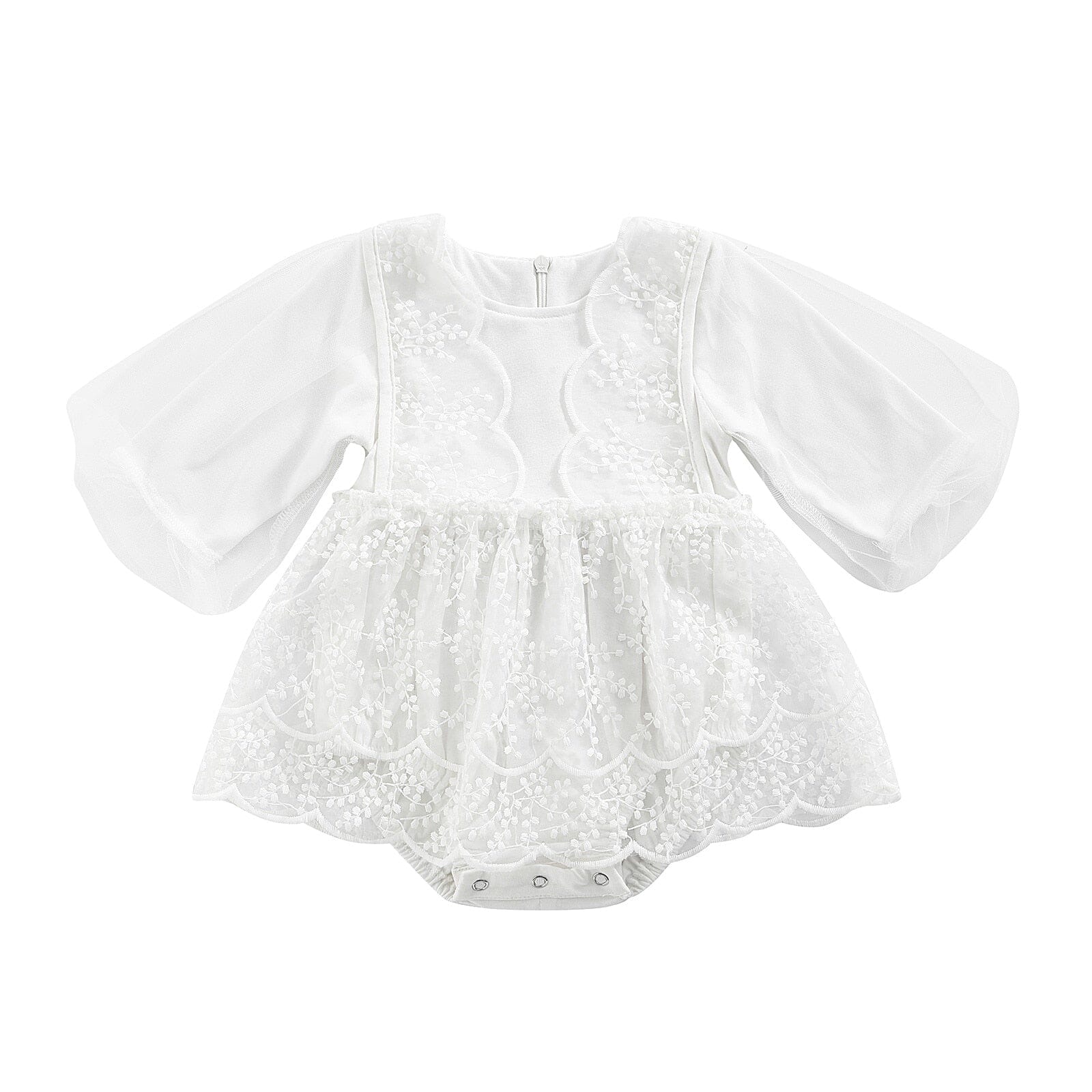 Body Infantil Feminino Manga Tule Loja Click Certo 