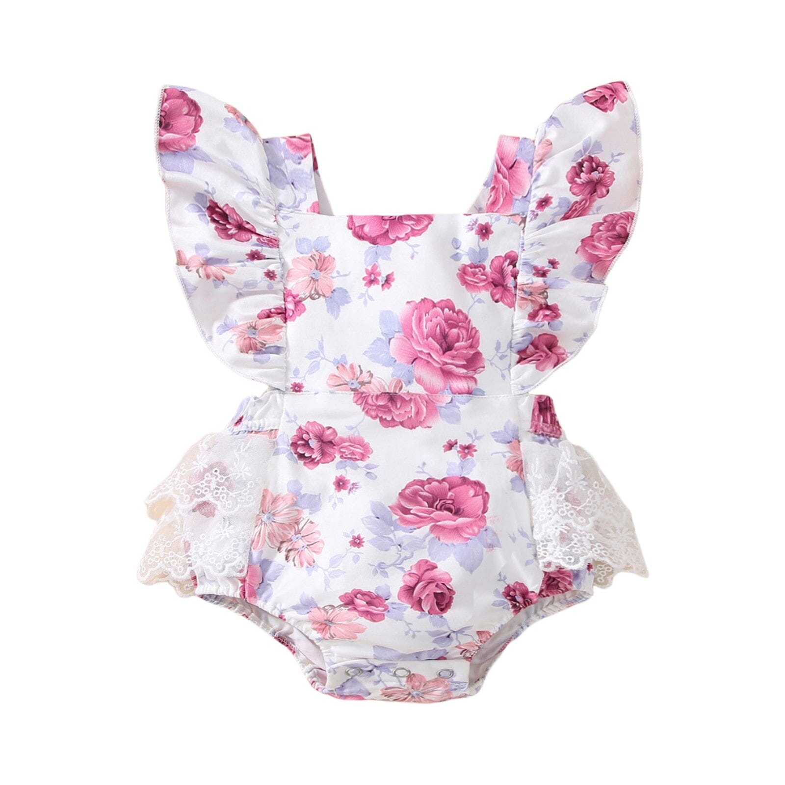 Body Infantil Feminino Rosas Loja Click Certo 