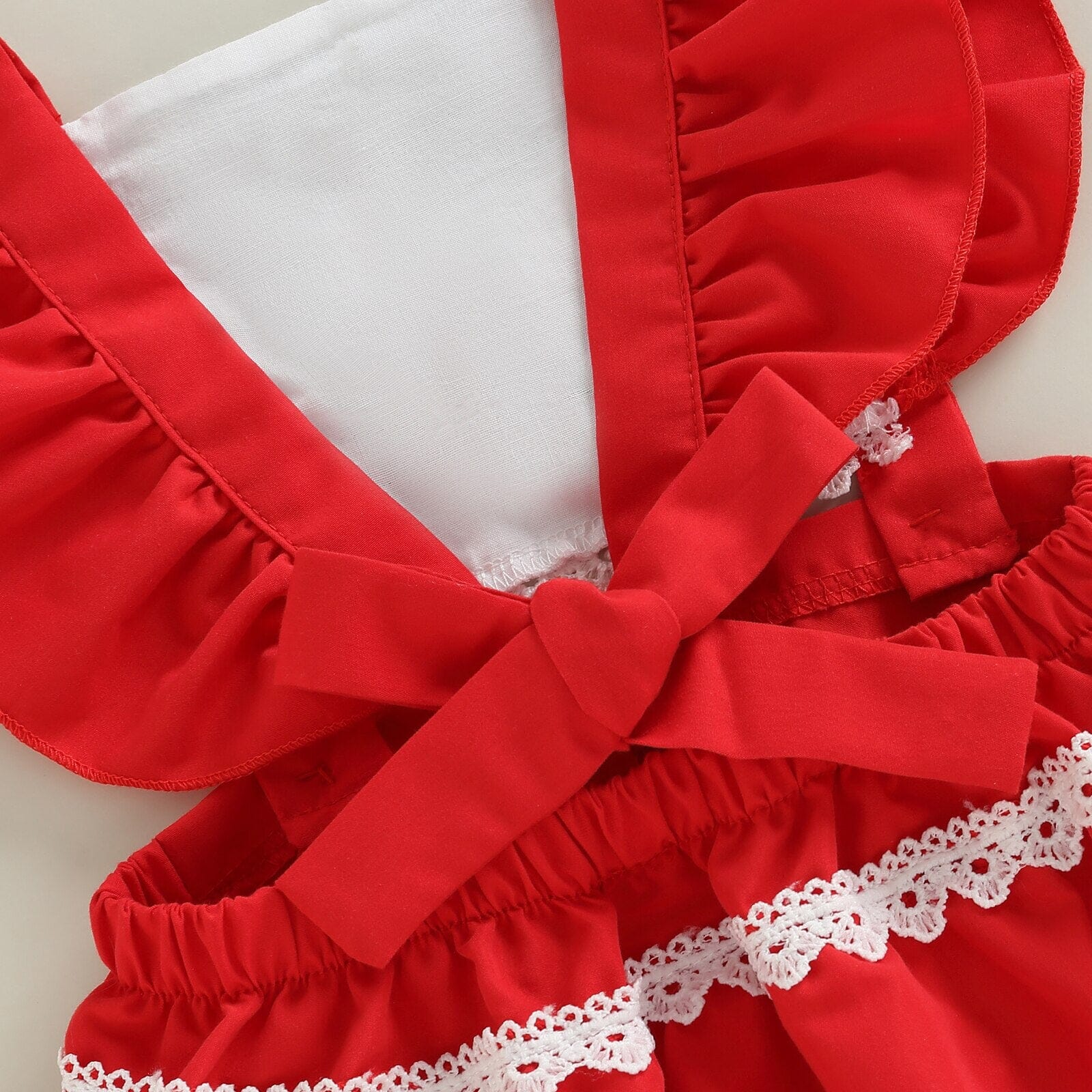 Body Infantil Feminino Vermelho + Faixa Loja Click Certo 