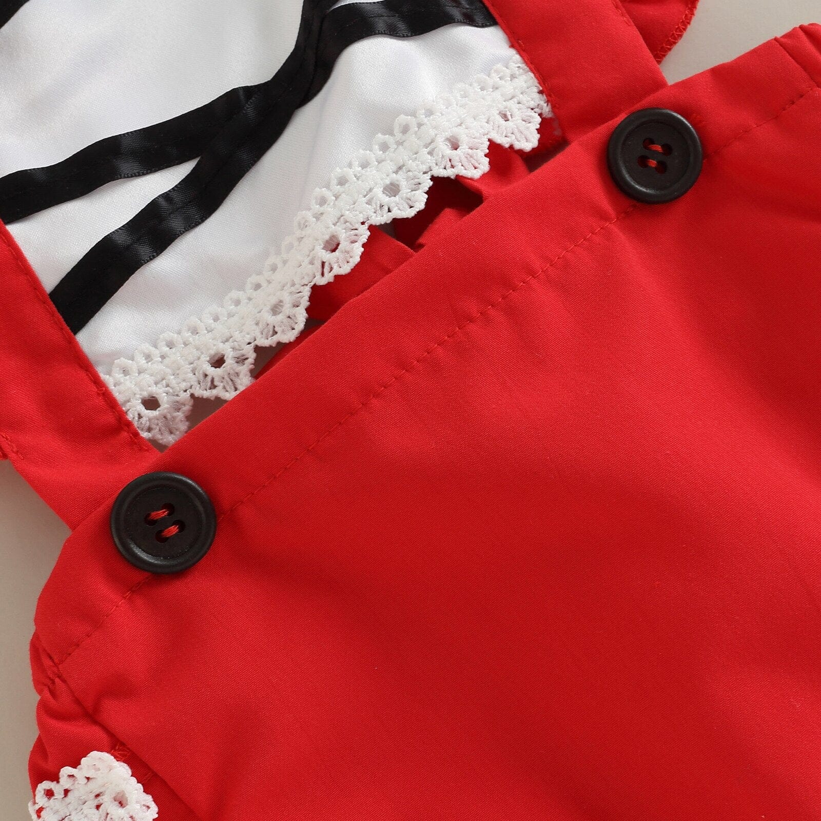 Body Infantil Feminino Vermelho + Faixa Loja Click Certo 