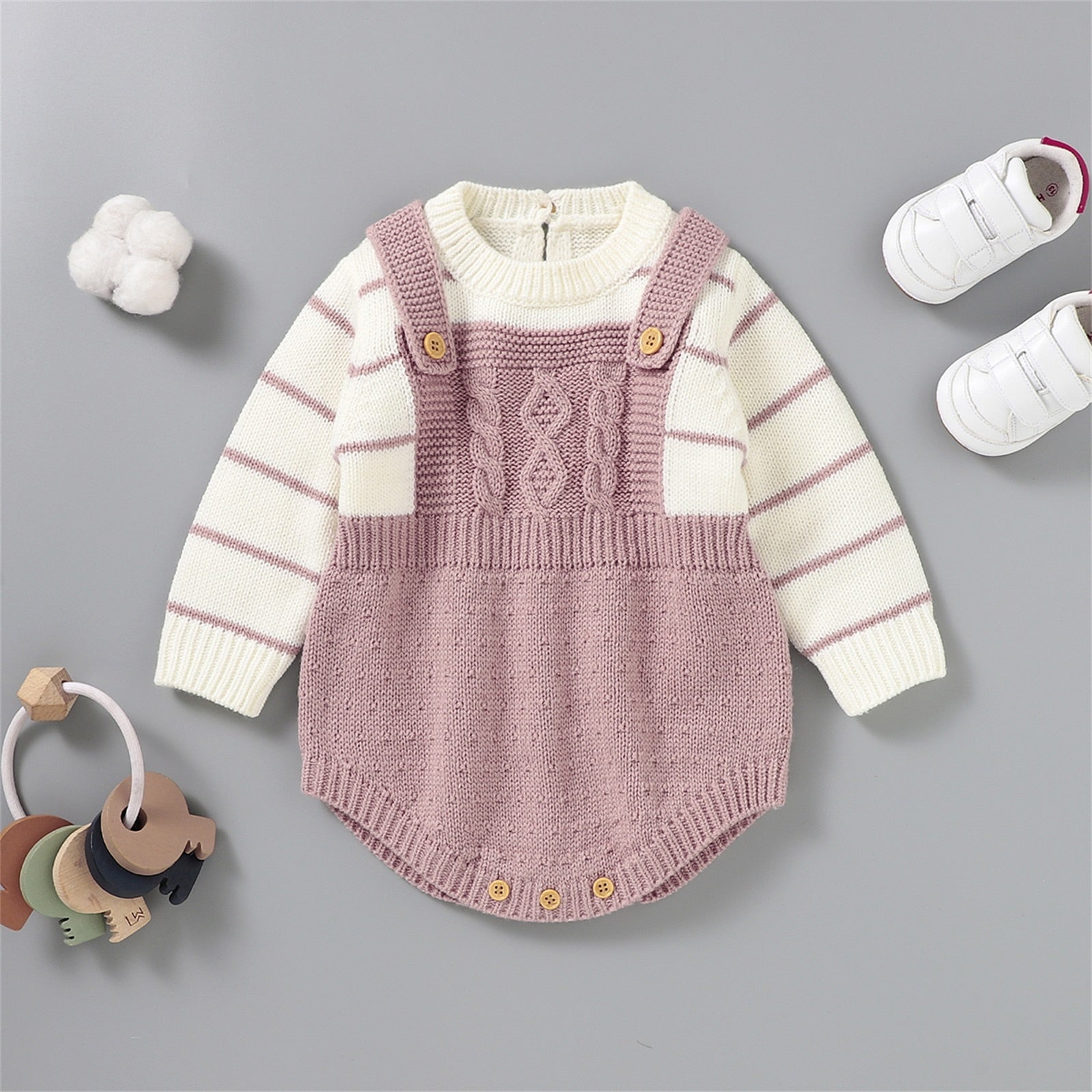 Body Infantil Listrado Loja Click Certo 