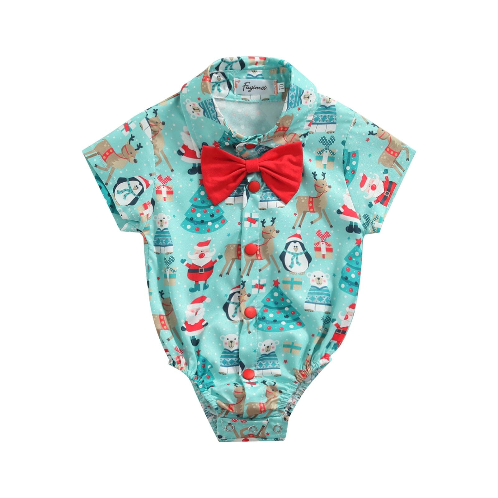 Body Infantil Masculino Natalino Gravatinha 0 Loja Click Certo 