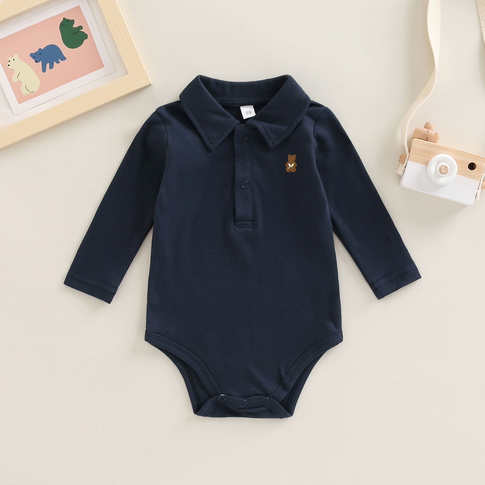 Body Infantil Mini Urso Loja Click Certo 