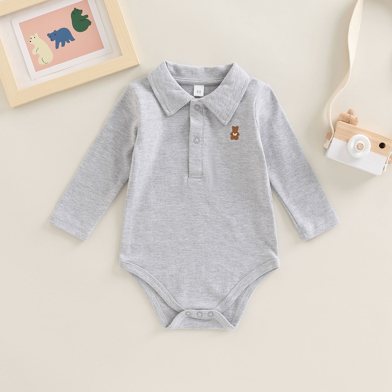 Body Infantil Mini Urso Loja Click Certo 