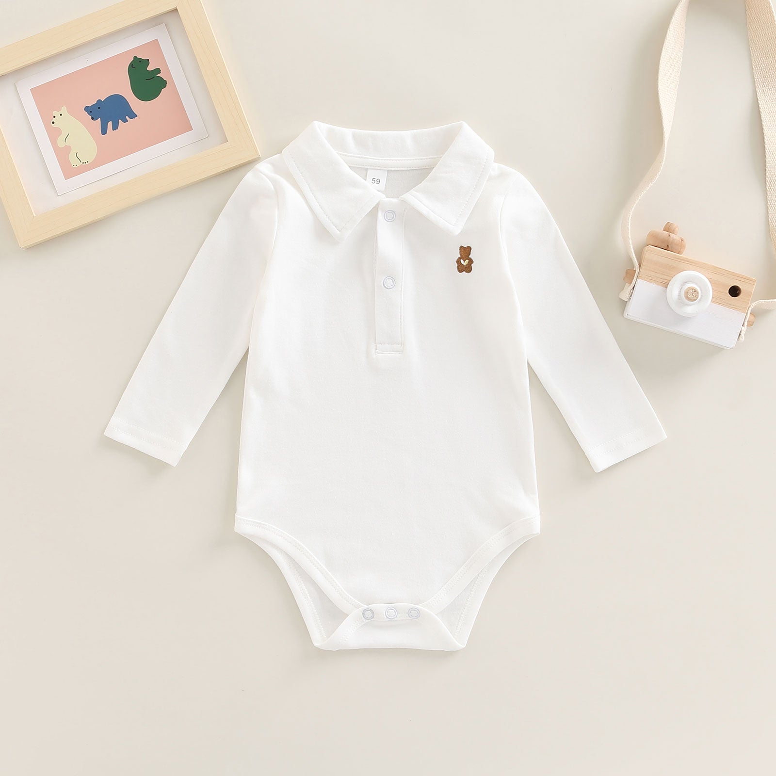 Body Infantil Mini Urso Loja Click Certo 