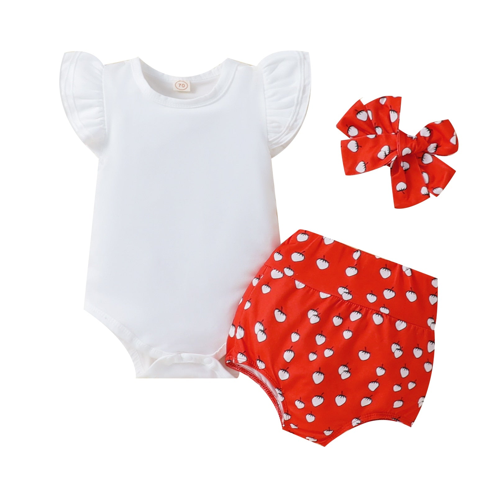 Body Infantil Moranguinho conjunto Loja Click Certo 