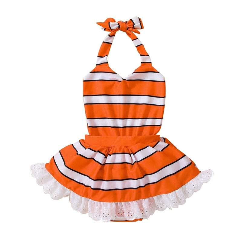 Body Infantil Vestido Laranja e Lese Loja Click Certo 0-3 Meses 