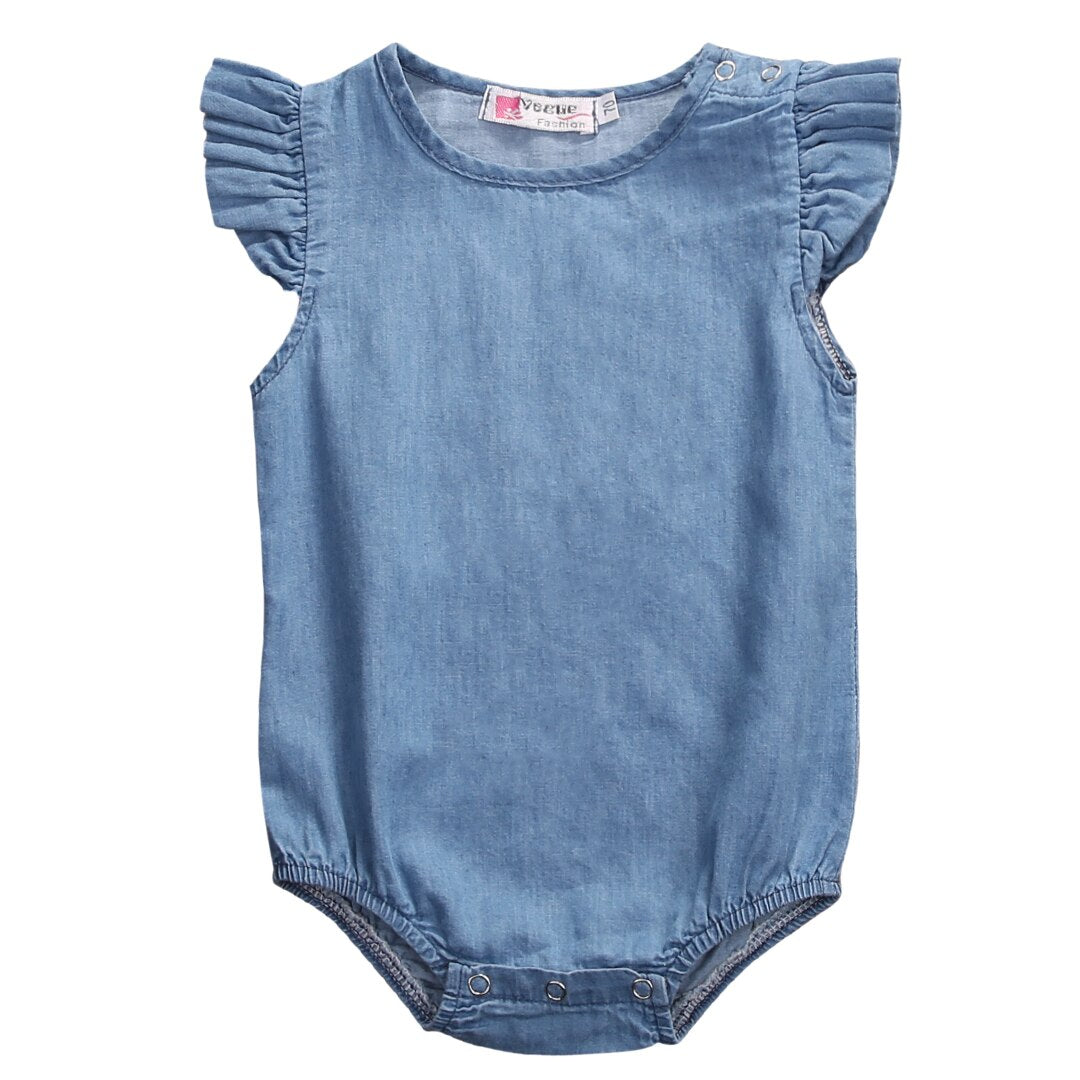 Body Jeans Manga Babadinho bory Loja Click Certo Jeans 0-3 Meses 40cm 