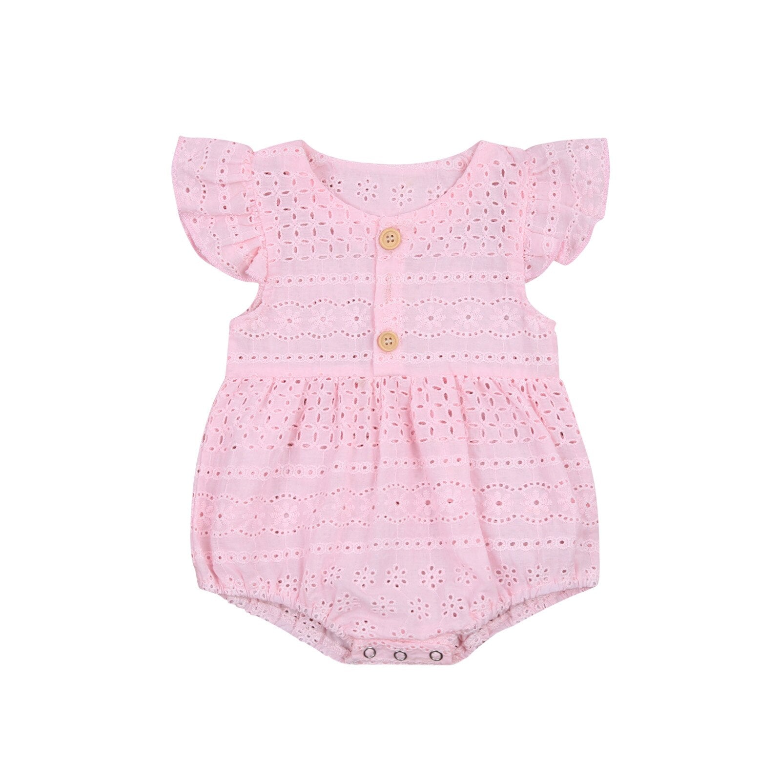 Body Lese bory Loja Click Certo Rosa 0-3 Meses 37cm 