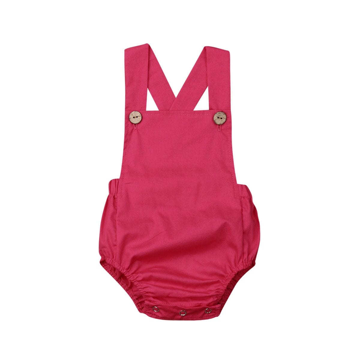 Body Romper Botões Loja Click Certo Pink 0-3 meses 