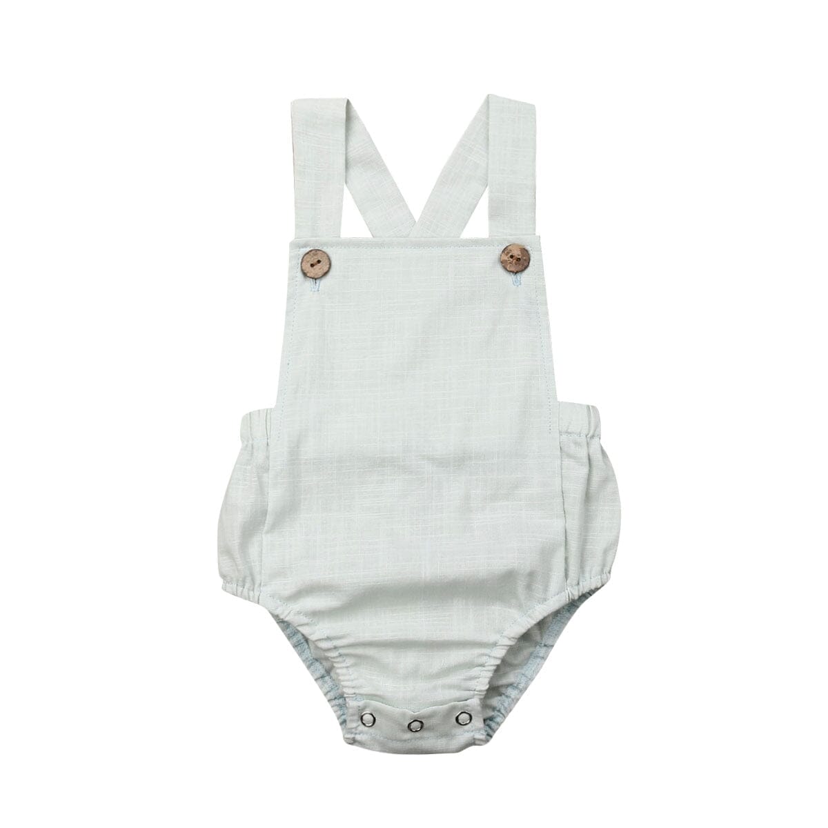 Body Romper Botões Loja Click Certo Verde 0-3 meses 