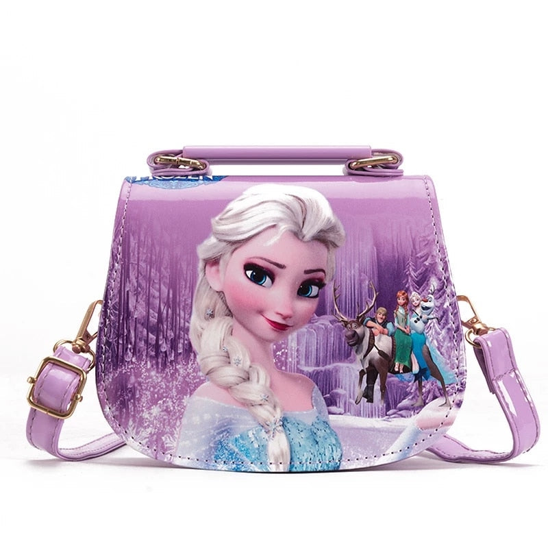 Bolsa de Ombro Princesas da Disney Loja Click Certo Elsa Lilás 