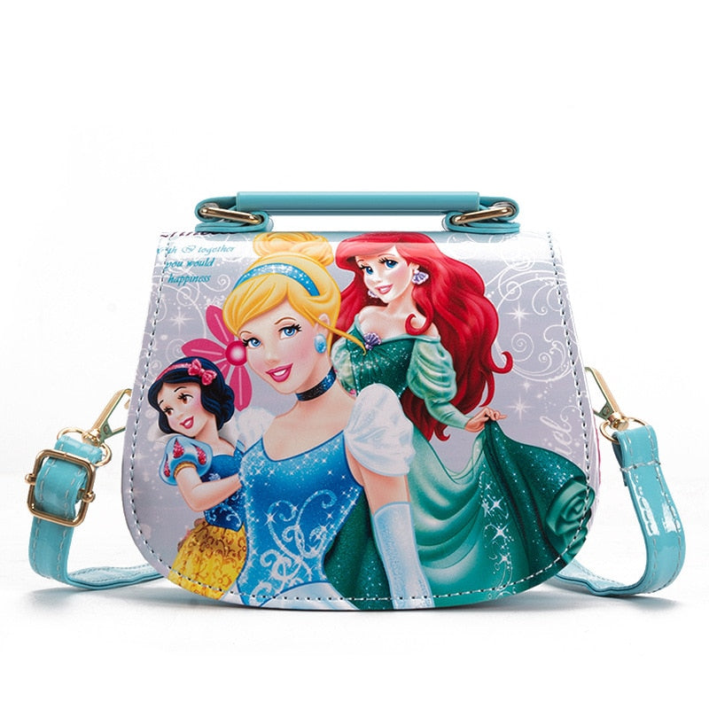 Bolsa de Ombro Princesas da Disney Loja Click Certo Princesas Azul 
