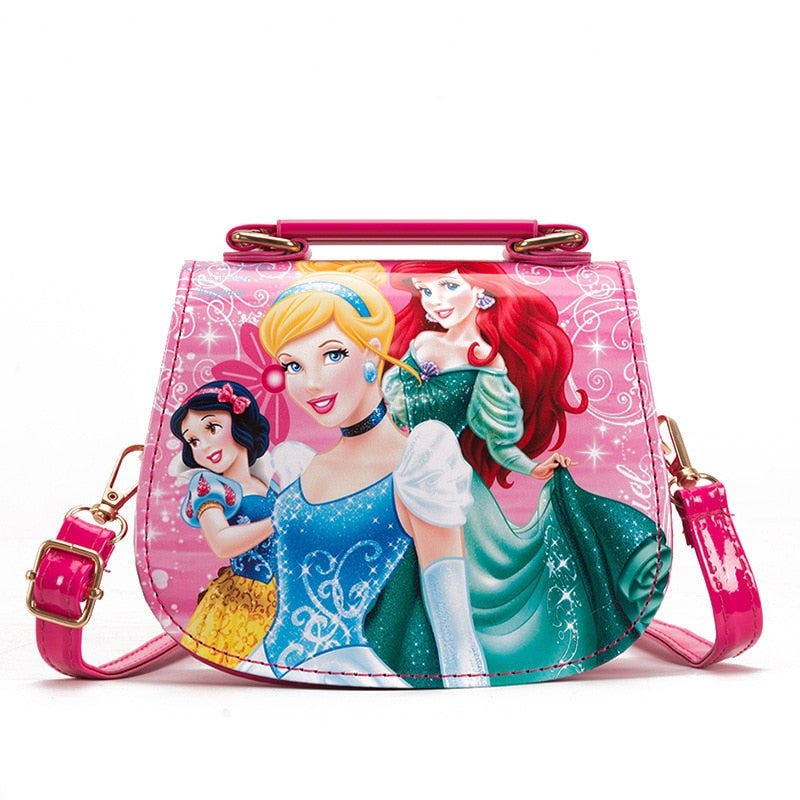 Bolsa de Ombro Princesas da Disney Loja Click Certo Princesas Rosa Choque 
