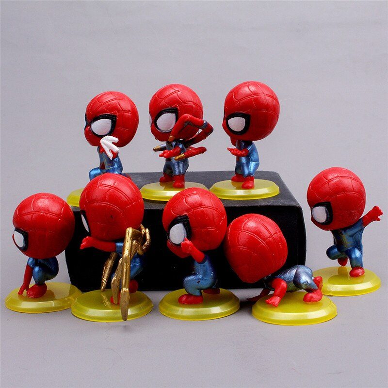 Boneco do Homem-Aranha 8 Peças Loja Click Certo 