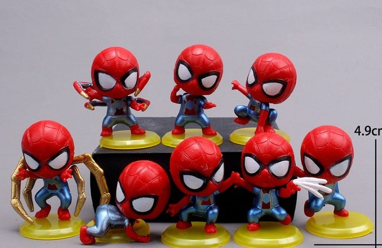 Boneco do Homem-Aranha 8 Peças Loja Click Certo 