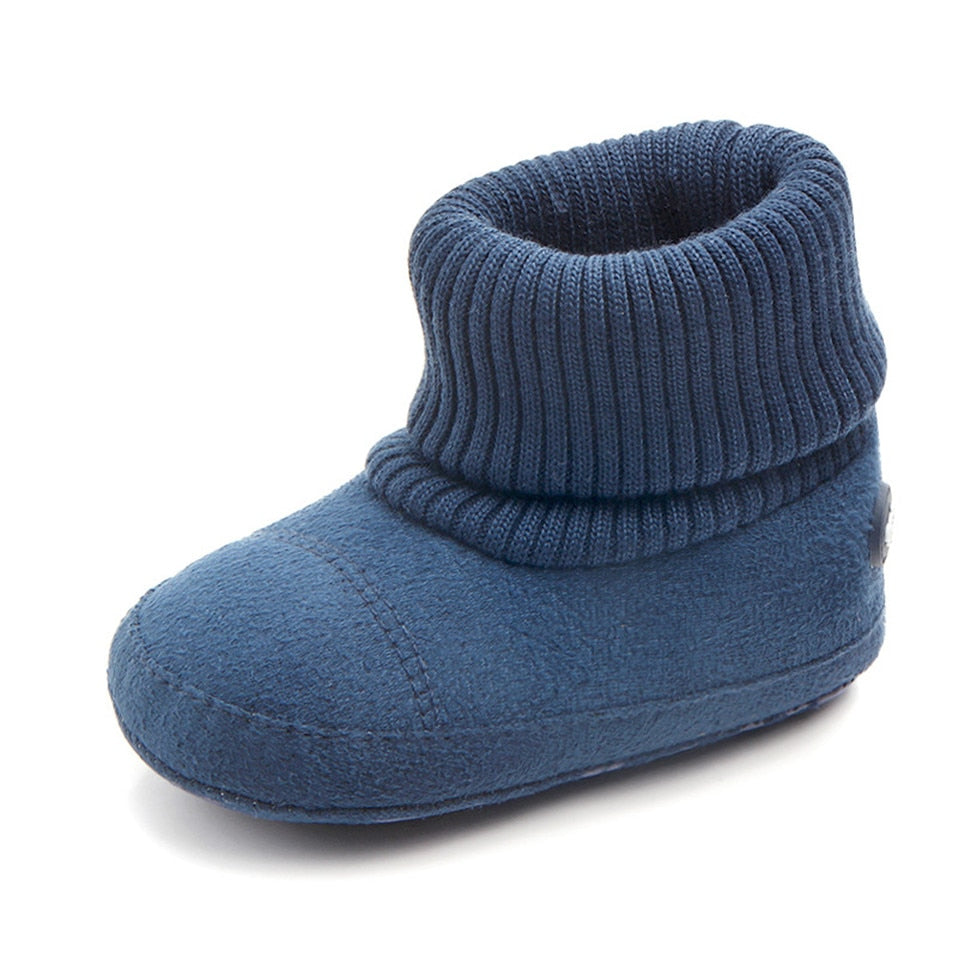 Bota Inverno Loja Click Certo Azul 0-6 Meses 11cm 