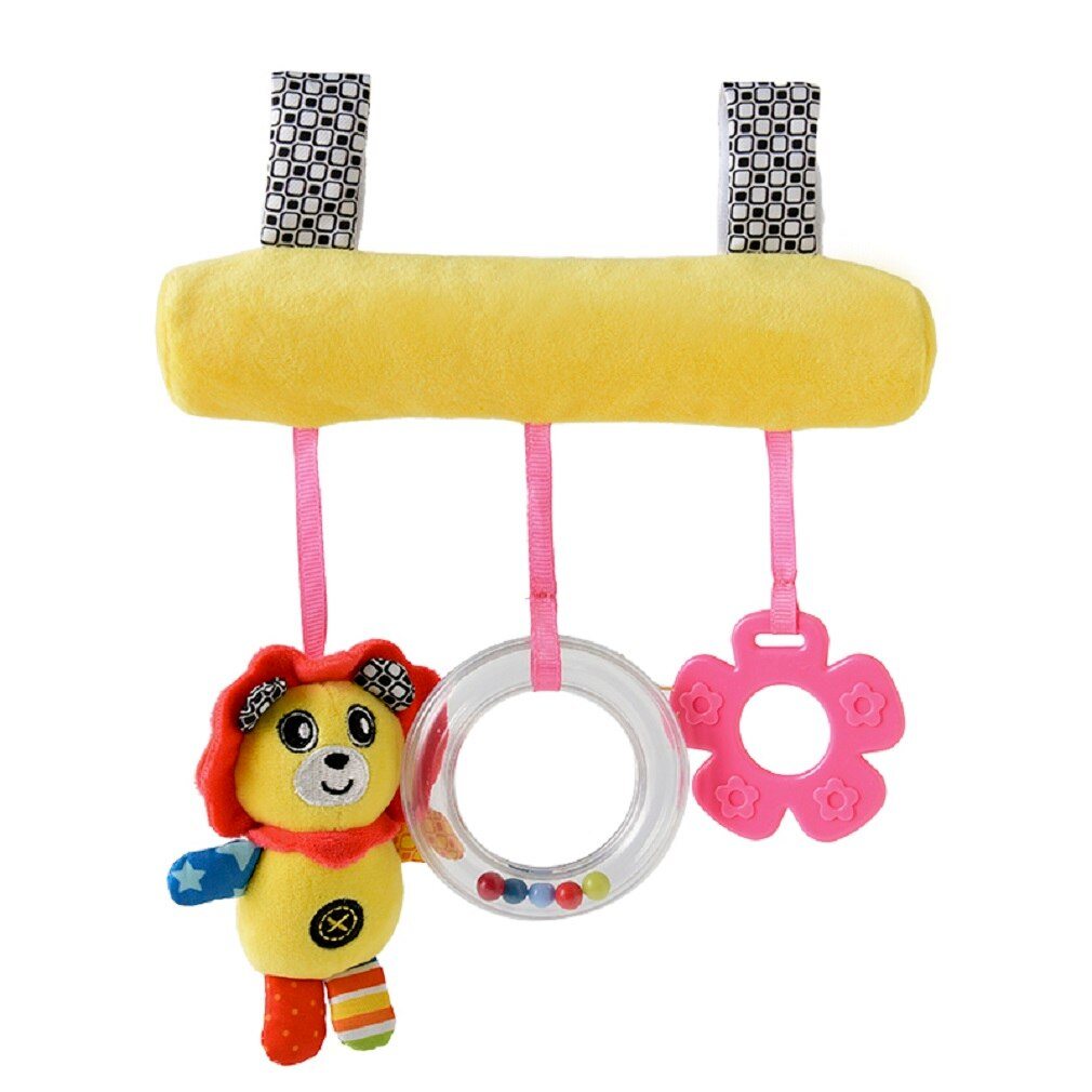 Brinquedo Pendurar Berço e Carrinho Brinquedo Loja Click Certo Amarelo 
