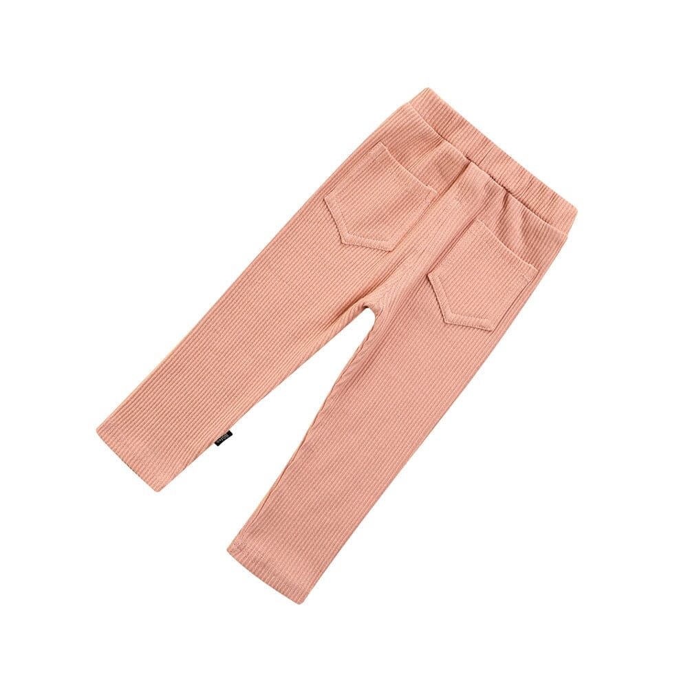 Calça Infantil Caneladinha Loja Click Certo Rosa 9-12 Meses 