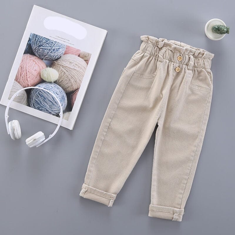 Calça Infantil Feminina Botões Loja Click Certo 