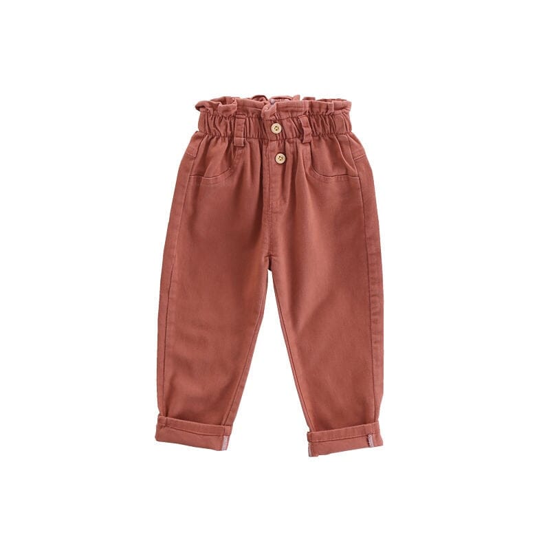 Calça Infantil Feminina Botões Loja Click Certo 