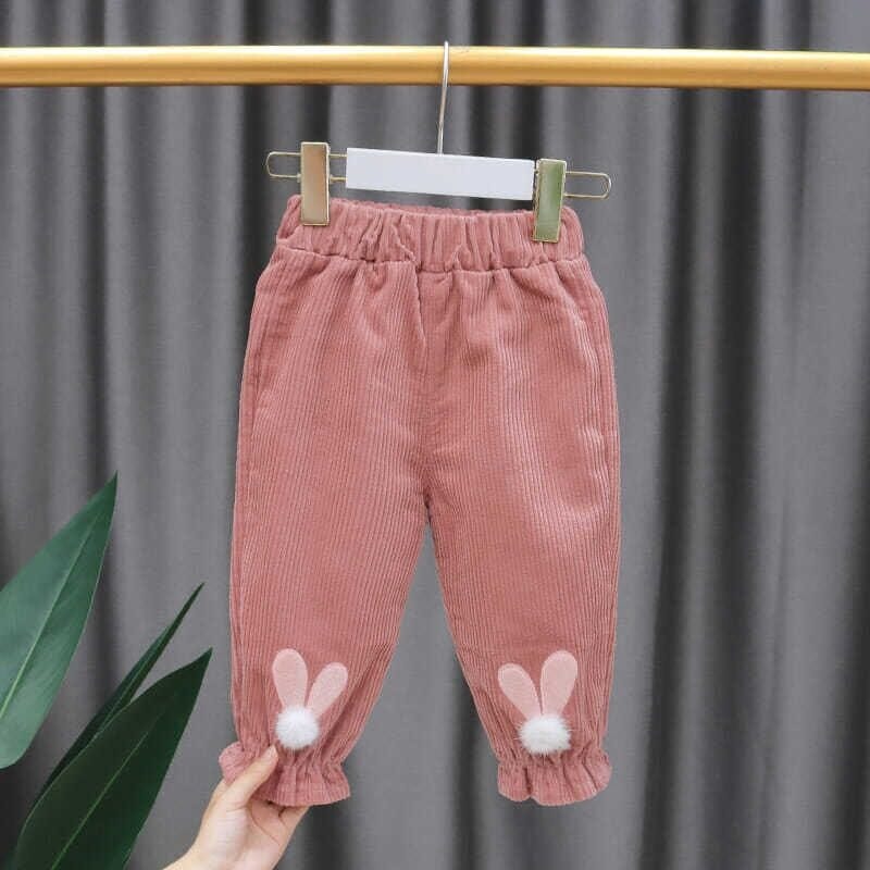 Calça Infantil Feminina Coelhinho Loja Click Certo Rosa 18-24 Meses 