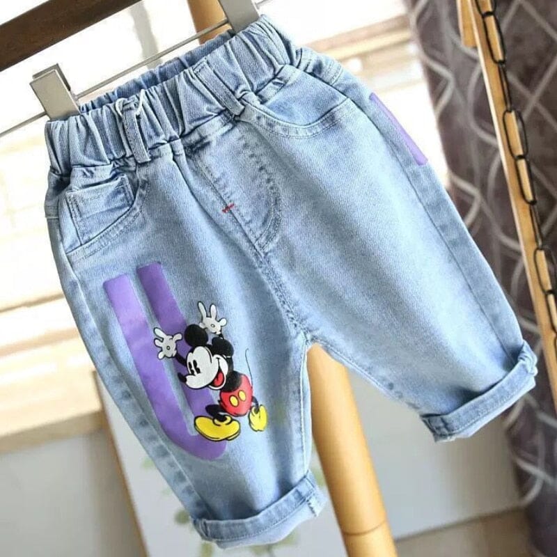 Calça Infantil Masculino Mickey Loja Click Certo Mickey 1-2 Anos 