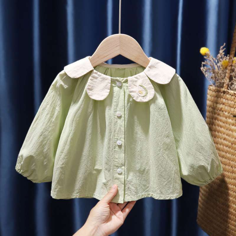 Camisa Infantil Feminina camisa Loja Click Certo Verde 6-12 Meses 