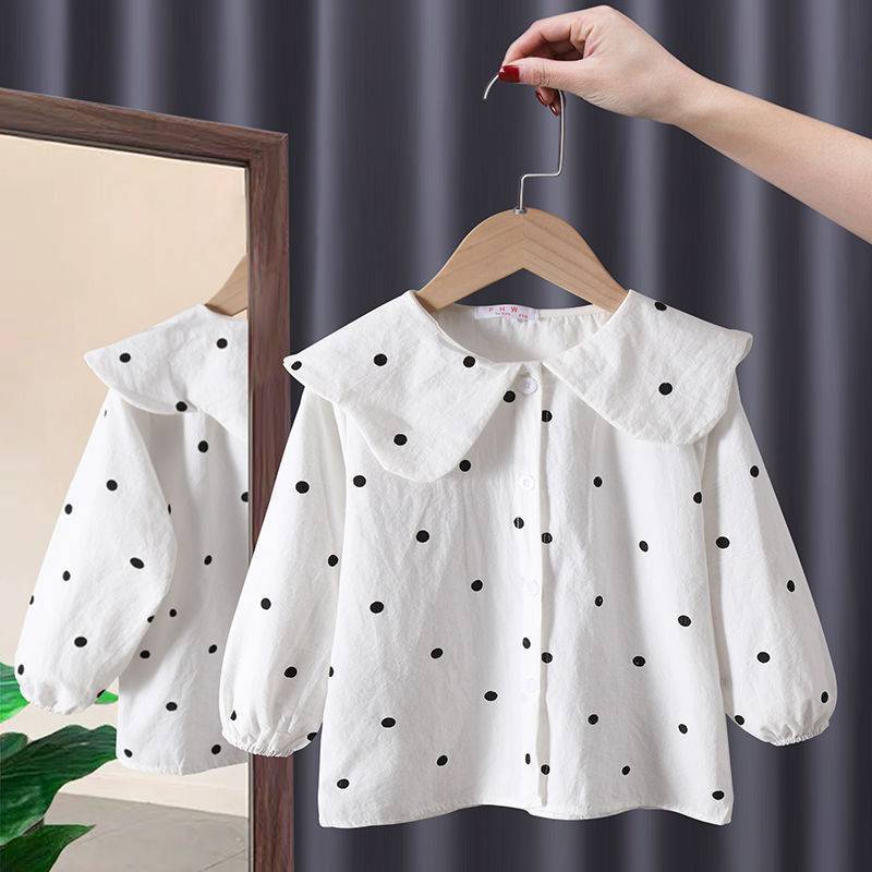 Camisa Infantil Feminina Detalhes camisa Loja Click Certo Modelo 2 6-12 Meses 