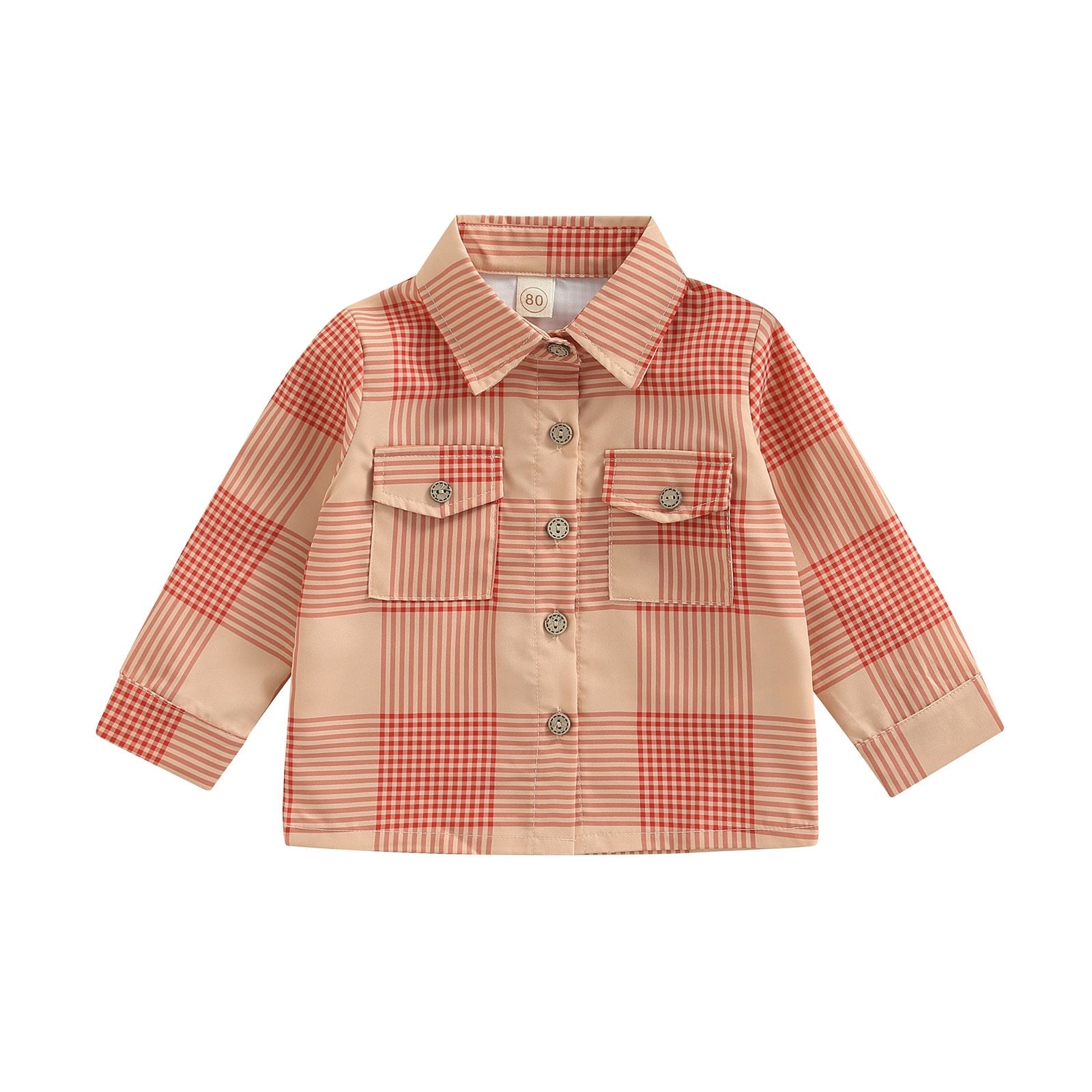 Camisa Infantil Masculina Estampas camisa Loja Click Certo Xadrez 12-18 Meses 