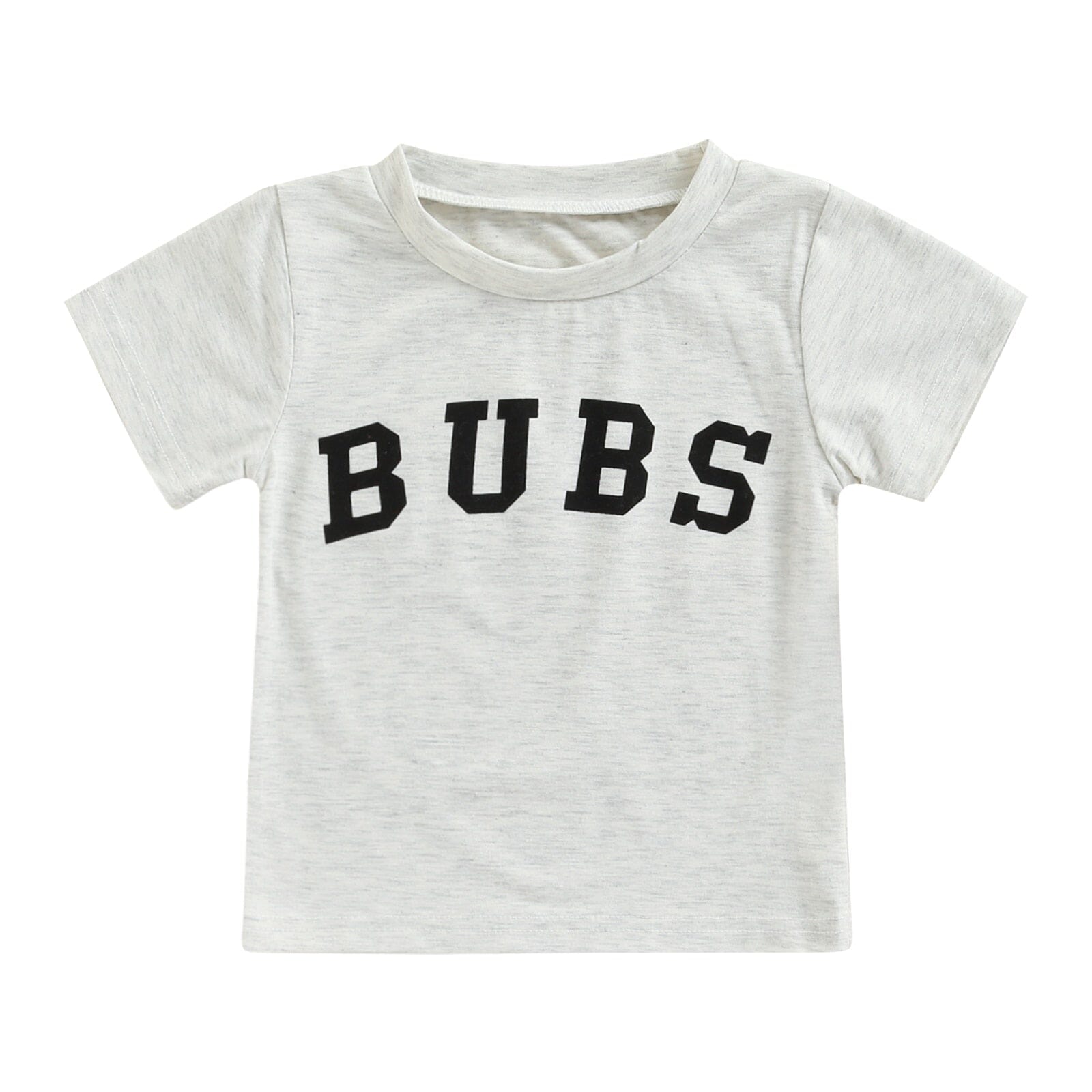 Camiseta Infantil Bubs Loja Click Certo Cinza 1-2 Anos 