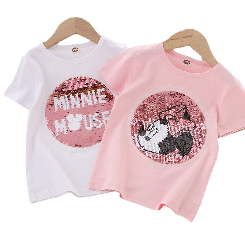 Camiseta Infantil Feminina T Shirt Minnie Loja Click Certo 