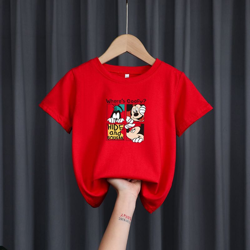 Camiseta Infantil MK Camiseta Loja Click Certo Vermelho 12-24 meses 