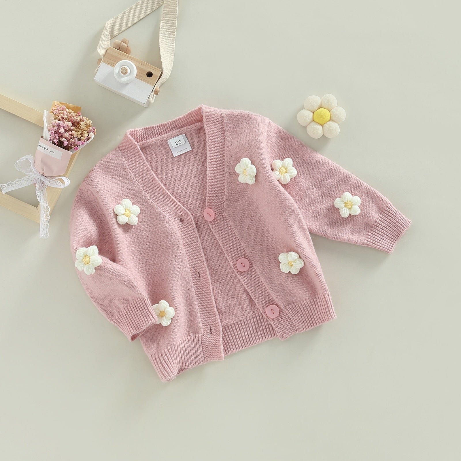 Cardigan Infantil Flores Loja Click Certo 