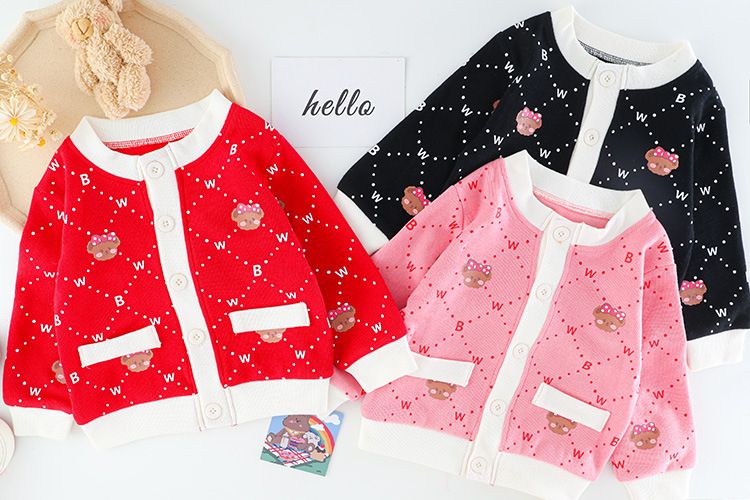 Cardigan Infantil G&D Ursinhas cardigan Loja Click Certo 