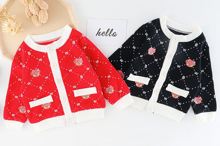 Cardigan Infantil G&D Ursinhas cardigan Loja Click Certo 