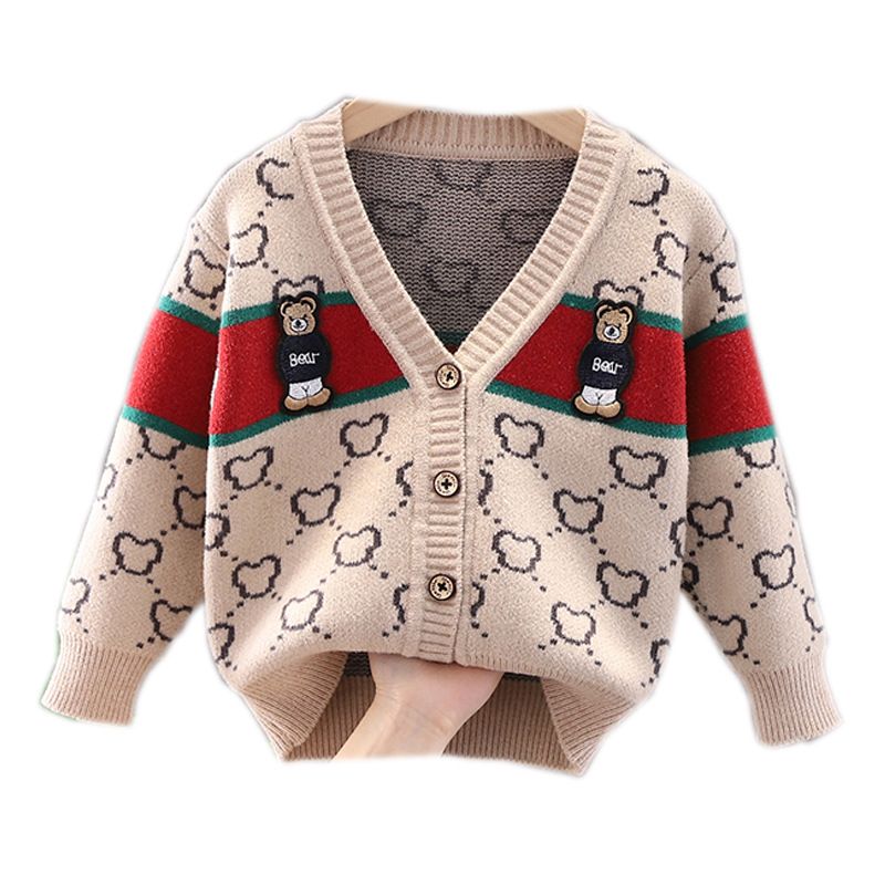 Cardigan Infantil G&D Ursinhos Cardigan Loja Click Certo 