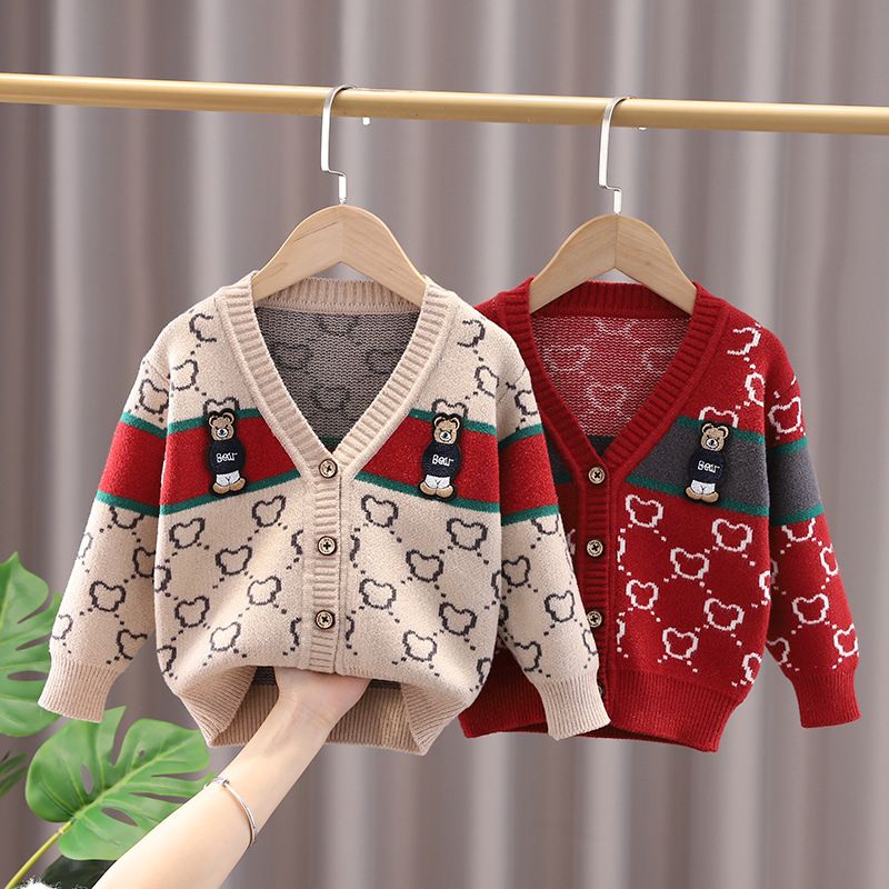 Cardigan Infantil G&D Ursinhos Cardigan Loja Click Certo 