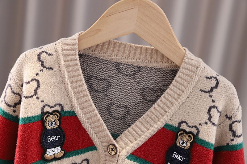 Cardigan Infantil G&D Ursinhos Cardigan Loja Click Certo 