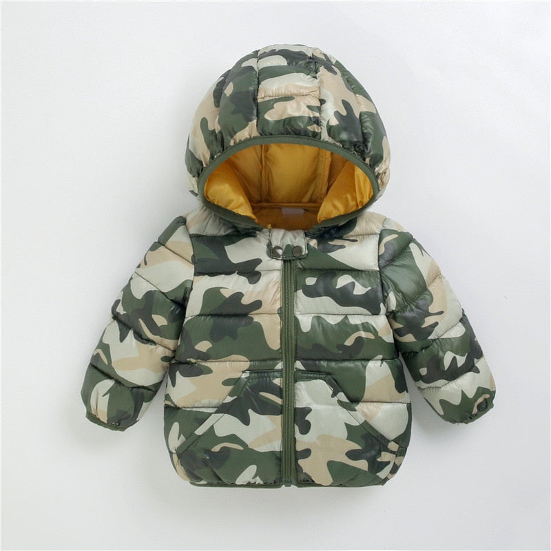 Casaco Infantil Estampas casaco Loja Click Certo Camuflado 3-4 Anos 