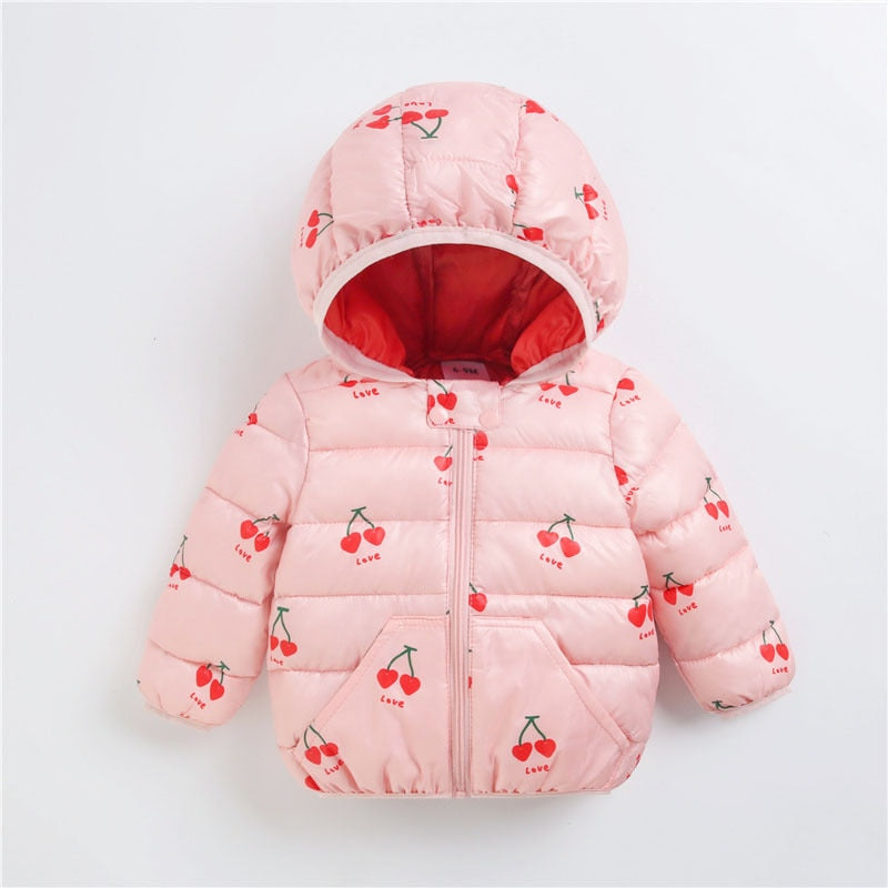 Casaco Infantil Estampas casaco Loja Click Certo Rosa 3-4 Anos 