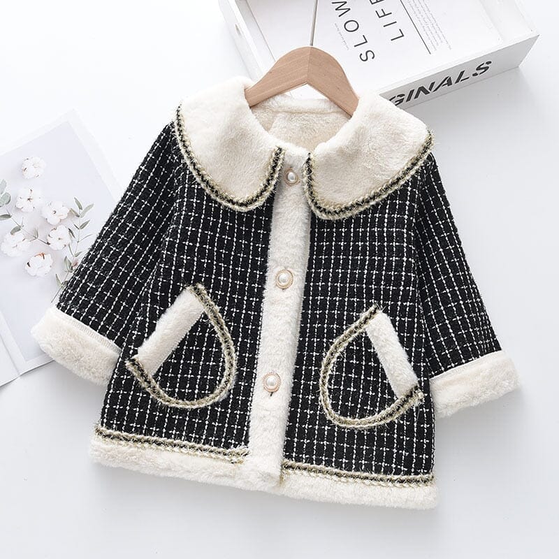 Casaco Infantil Feminino Black White Loja Click Certo 