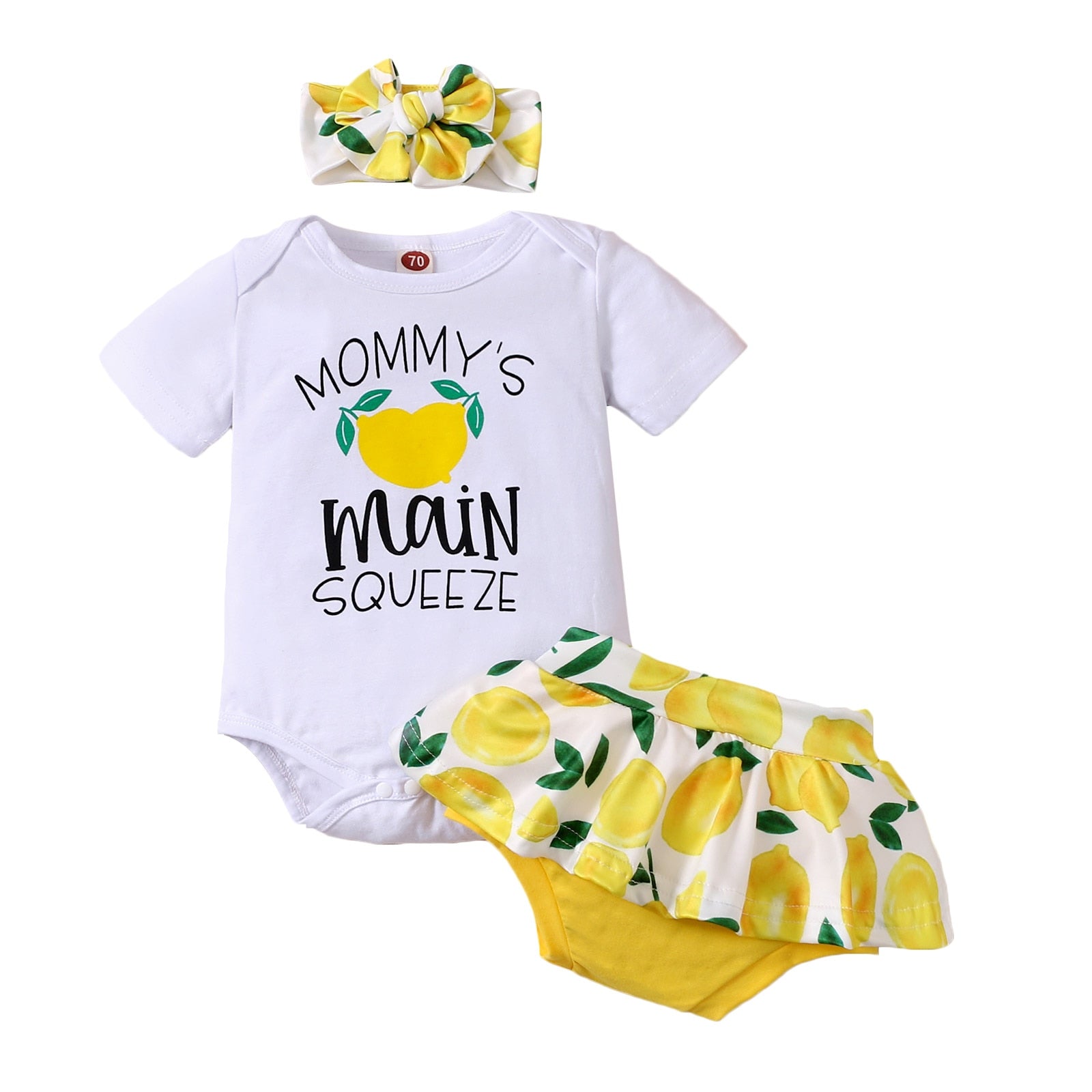 Conjunto Body + Sainha com Laço Conjunto Loja Click Certo 