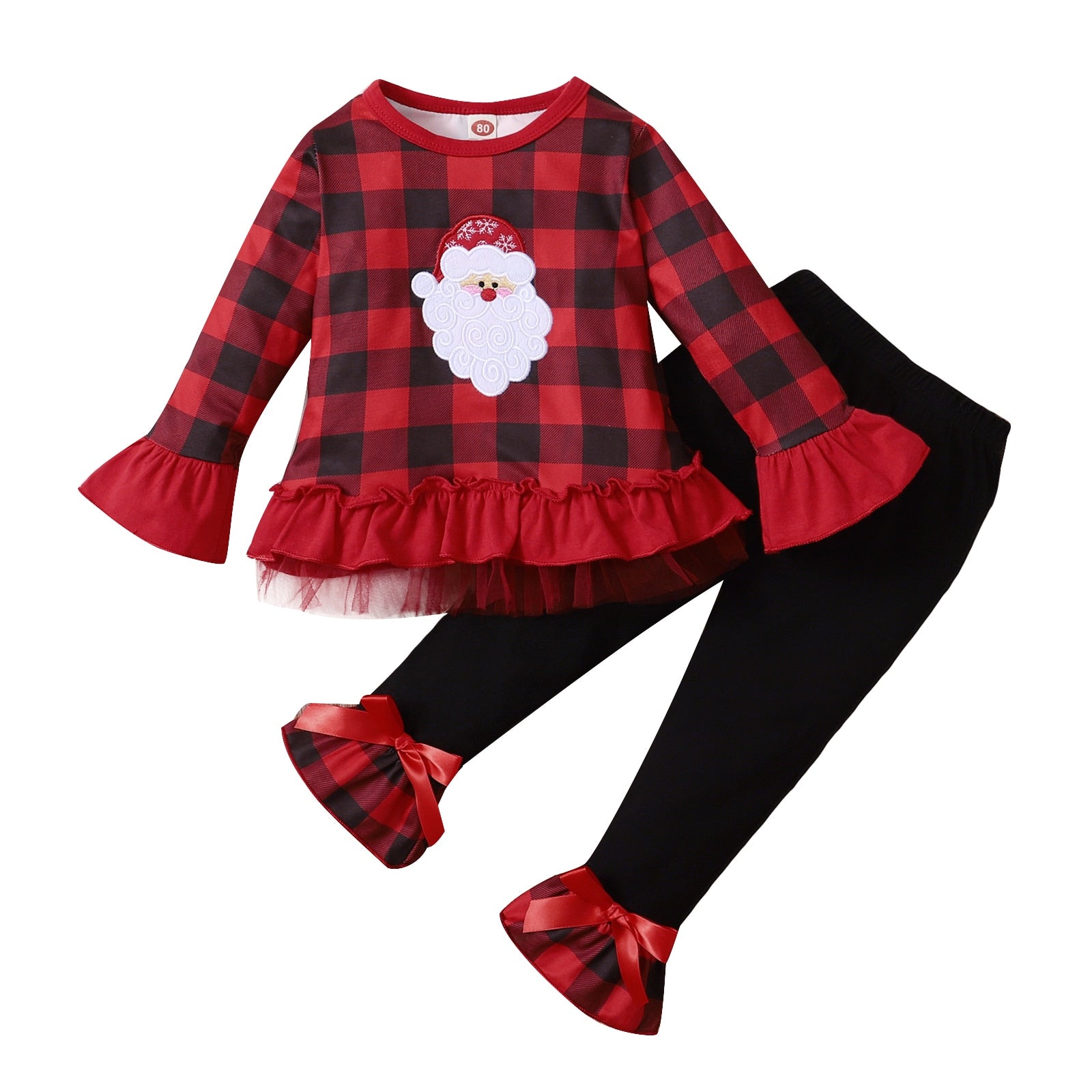 Conjunto Bom Velhinho Conjunto Loja Click Certo Vermelho 5-6 Anos 