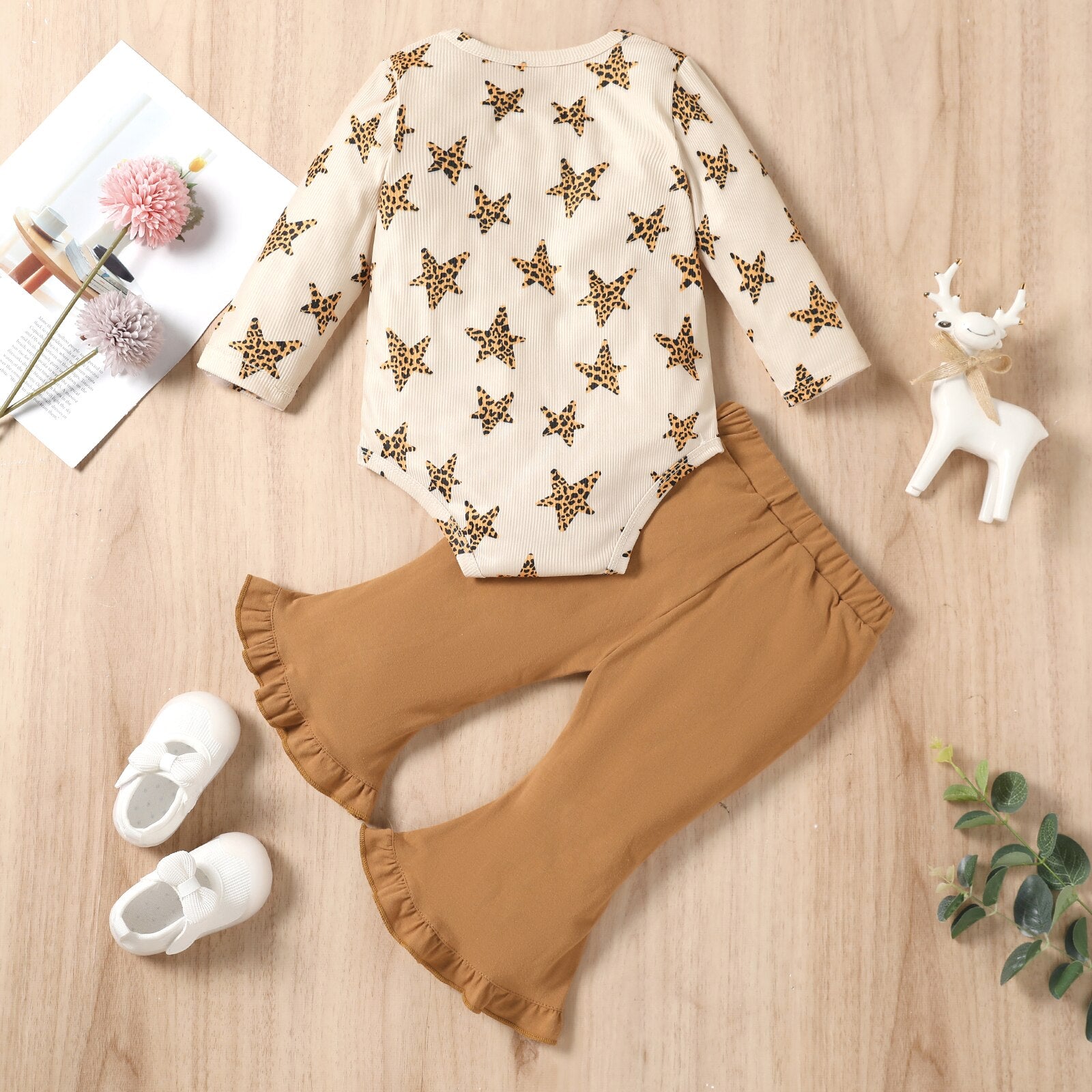 Conjunto Calça e Body Estrelas Conjunto Loja Click Certo 